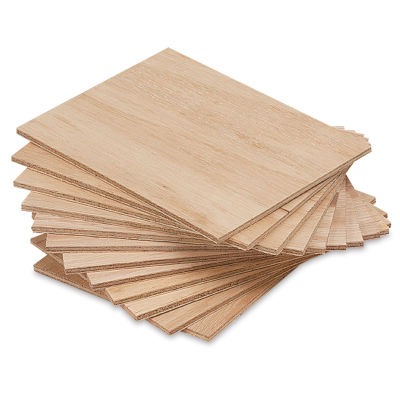 Wood Blocks - 12 Pieces, 6" x 8", Mahogany