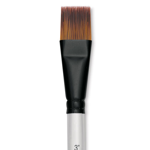 Synthetic Flat Brushes - Set of 3 Medium Size Brushes