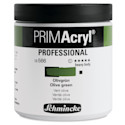 Schmincke Primacryl Professional Acrylic Paint - Olive Green, 237 ml Jar