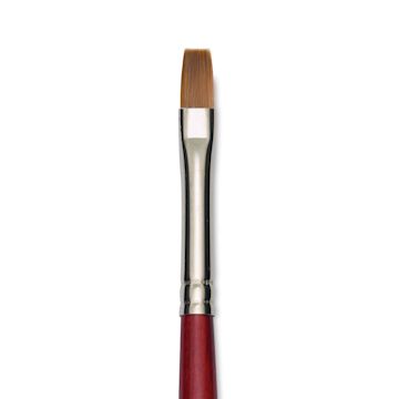 Open in modal - Princeton Synthetic Sable Brush - Bright, Long Handle, Size 8 close up