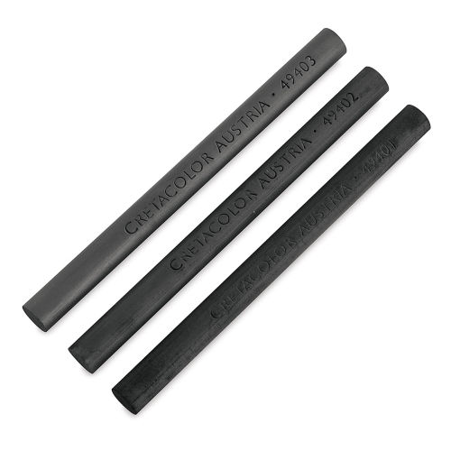 Cretacolor Graphite Stick, Graphite Stick Thin 2B, Size: 0.25, Black
