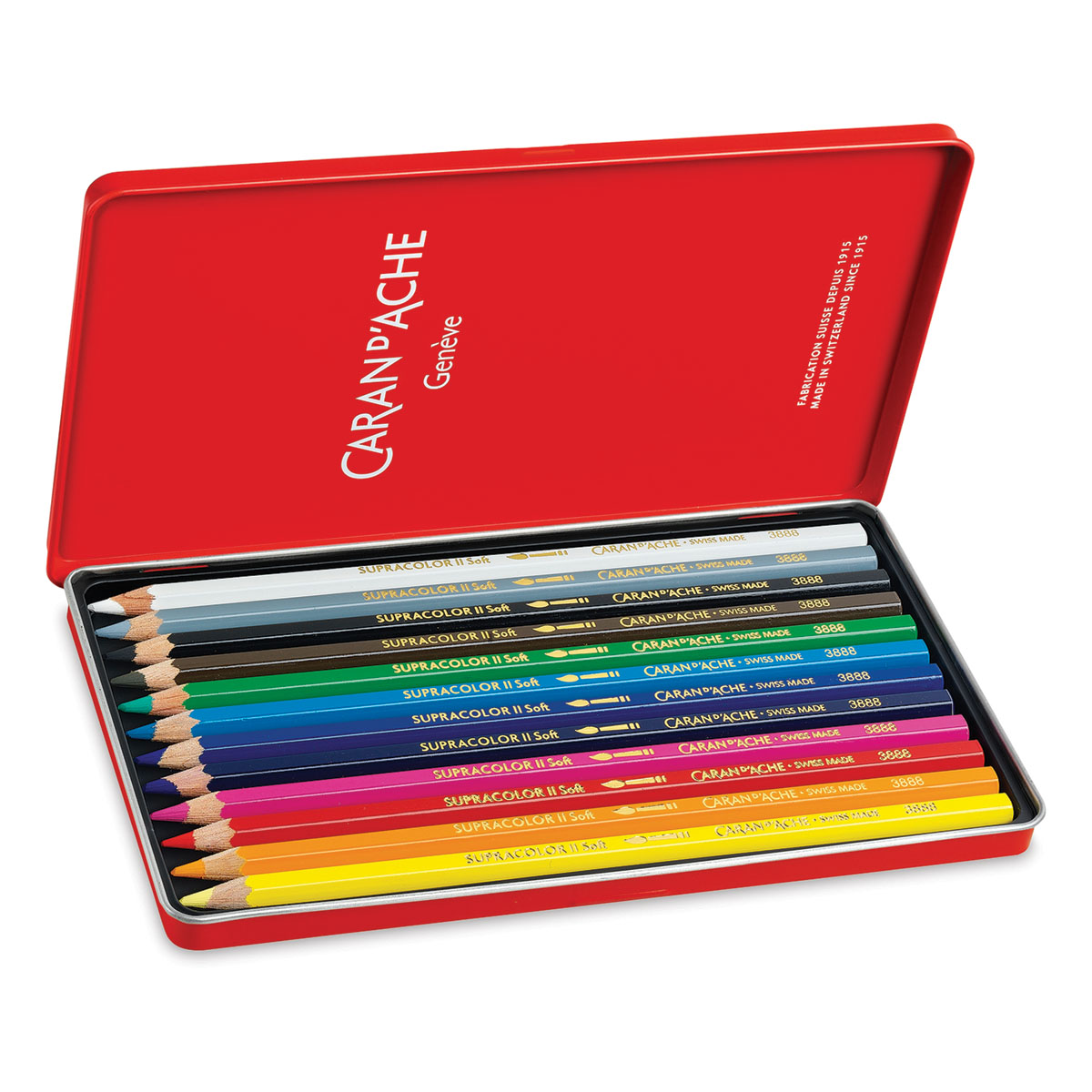 Caran D' Ache Supracolor Soft Aquarelle Watercolor Pencils Set of 120 -  Assorted Colors