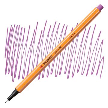 Open in modal - Stabilo Point 88 Fineliner Pen - Plum pen and swatch