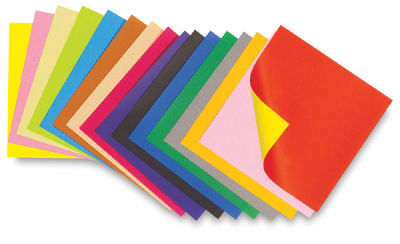 Aitoh Double-Sided Origami Papers - Package of 36 sheets fanned to show colors