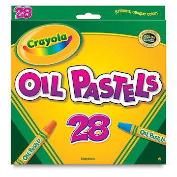 Open in modal - Crayola Oil Pastels, Set of 28 Colors. In package.  