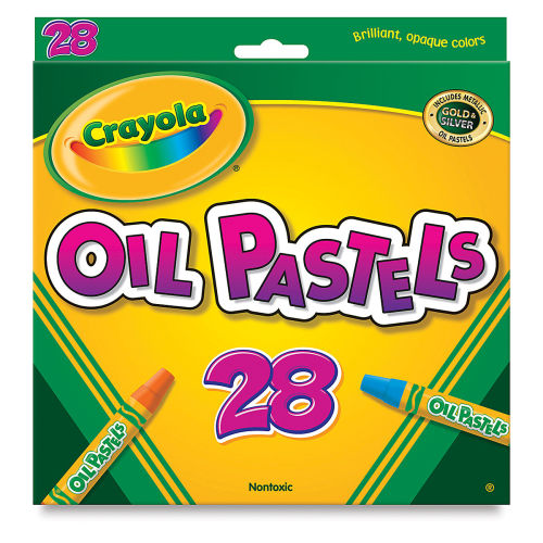 crayola oil pastels, Set of 28