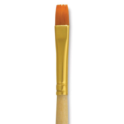 Dynasty Golden Nylon Brush - Flat Shader, Refill Brush, Size 6