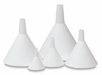 5-Piece Funnel Set - 5 different sizes grouped upside down