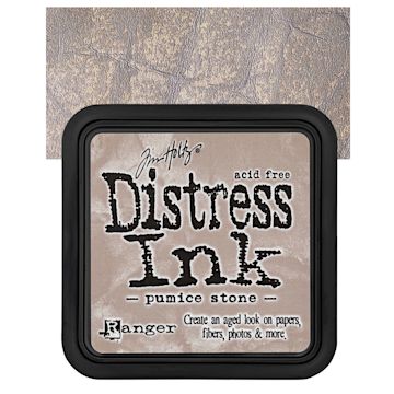 Open in modal - Ranger Distress Ink Pad - Pumice Stone pad and swatch