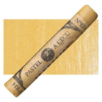 Open in modal - Sennelier Soft Pastel - Iridescent Yellow Ochre pastel and swatch