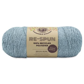 Open in modal - Lion Brand Re-Spun Bonus Bundle Yarn - Silver, 658 yards