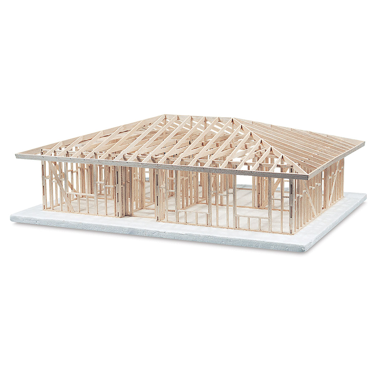 LED Light Architectural Model Making Materials / 1/100 Scale Residential  Physical Scale Maquette