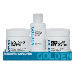 Golden Molding Paste Mediums