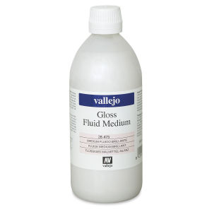 Vallejo Acrylic Fluid Medium - Gloss, 500 ml