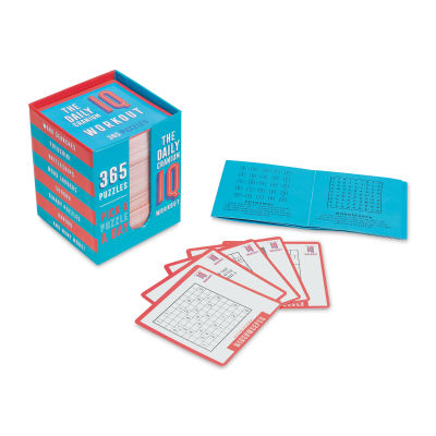 Professor Puzzle Pick a Puzzle a Day Cards (Cards fanned out in front of cube)