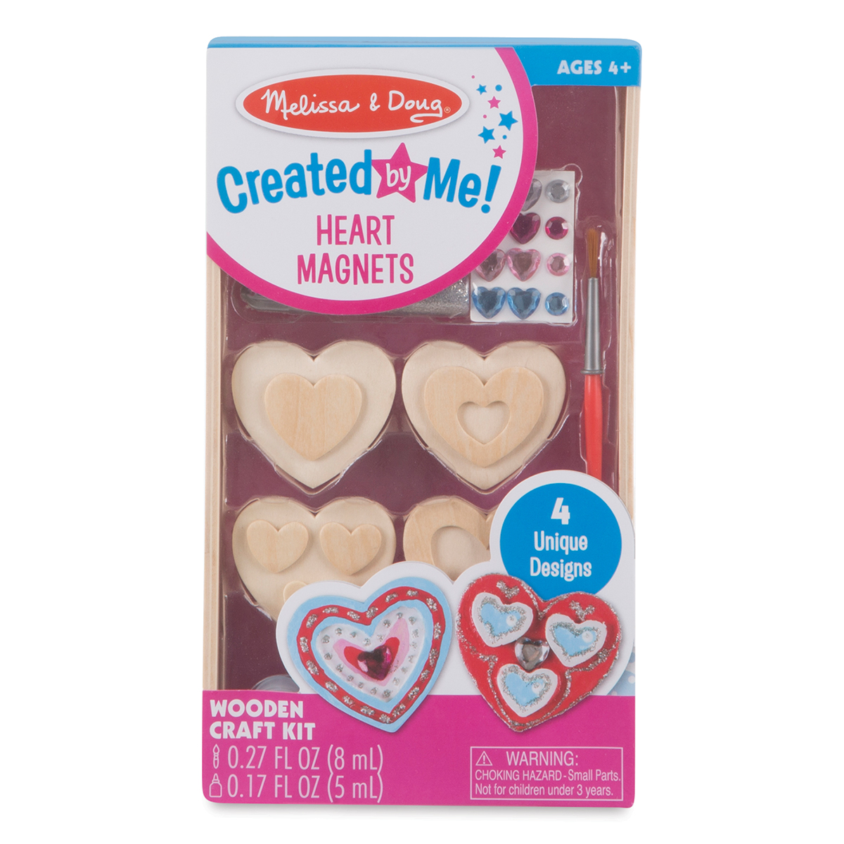 Melissa & Doug Wooden Craft Kit, Butterfly Magnets