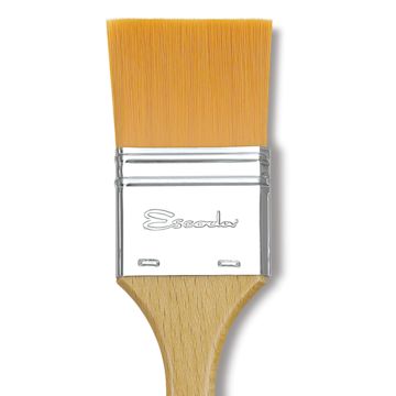 Open in modal - Escoda Barroco Toray Gold Synthetic Brush - Mottler, Size 12