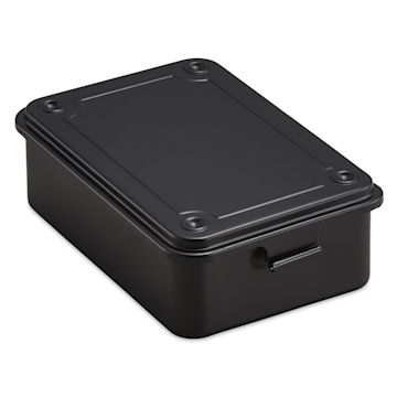 Open in modal - Toyo Stackable Storage Box T-150 - Black, 6" x 4" x 2"