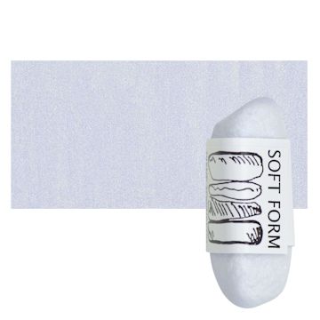 Open in modal - Townsend Artists' Soft Form Pastel - Iridescent Blue 501 pastel and swatch
