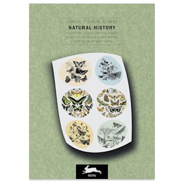 Open in modal - Pepin Press Label, Sticker & Tape Book - Natural History, 6-1/2" x 9-1/2", front cover