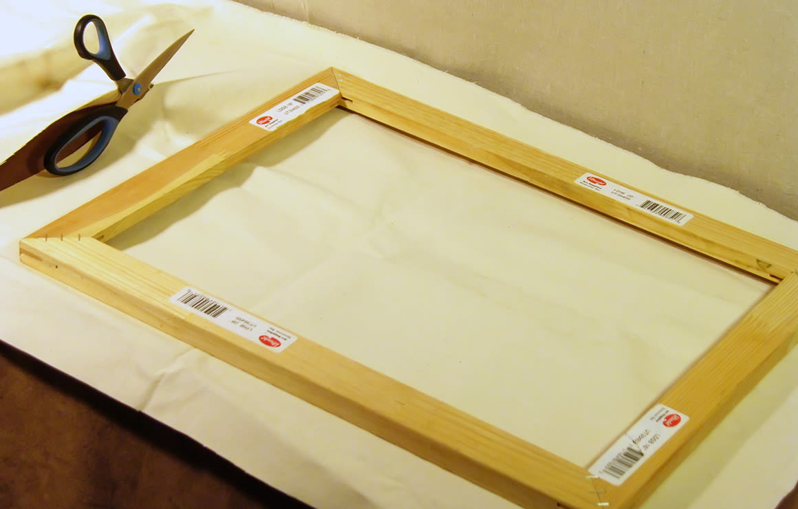 Stretching Canvas on the Bias BLICK Art Materials