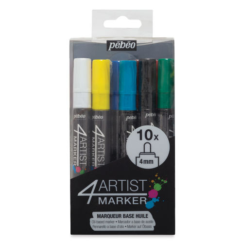 Pebeo 4ARTIST Marker- 4mm Bright Set