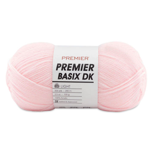 Premier Yarns Basix DK Yarn-Ballet Pink 