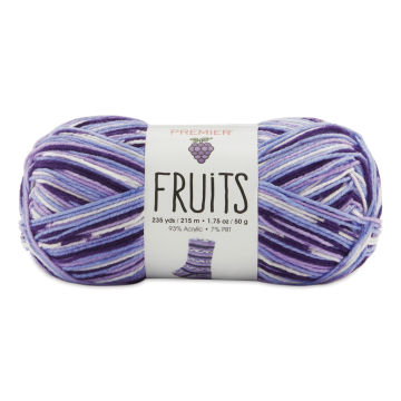 Premier Yarn Fruits Yarn - Grape (yarn skein with label)