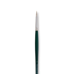 Grumbacher Gainsborough Brush - Round, Long Handle, Size 2