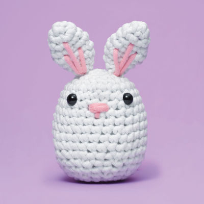 The Woobles Beginner Crochet Amigurumi Kit - Bunny, front