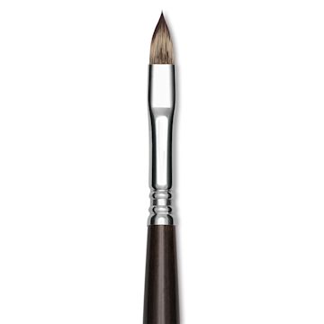 Open in modal - Escoda Vintage Synthetic Brush - Filbert, Long  Handle, Size 8