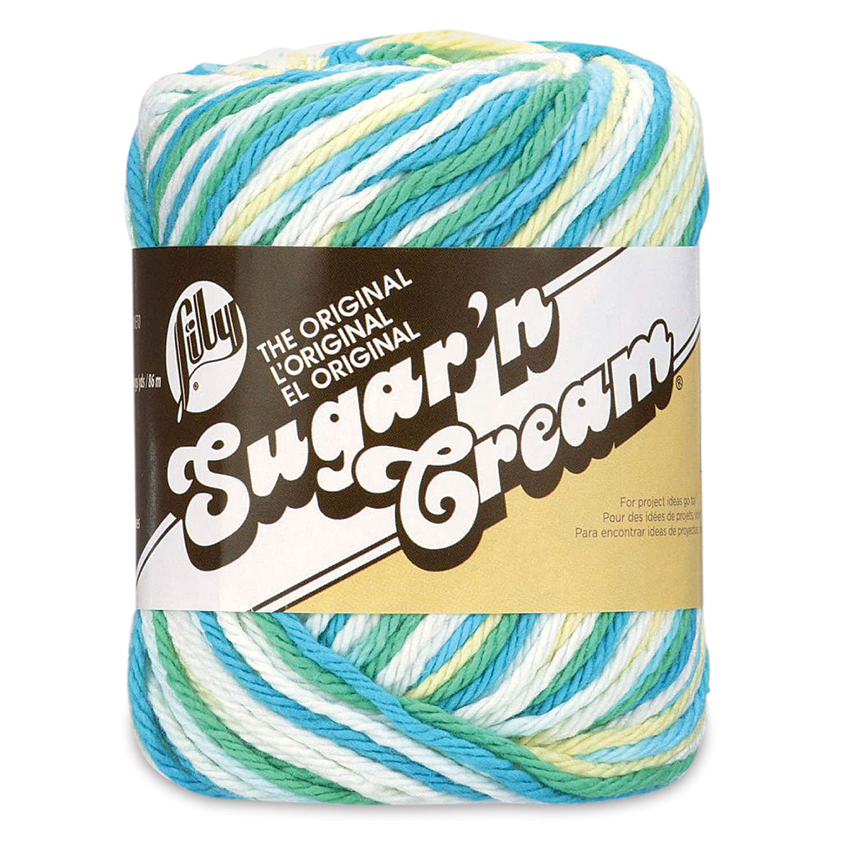 THREE Lily Sugar 'n And Cream HOT PINK Cotton yarn ~ TWO- 2.5 oz. / ONE 4  oz.
