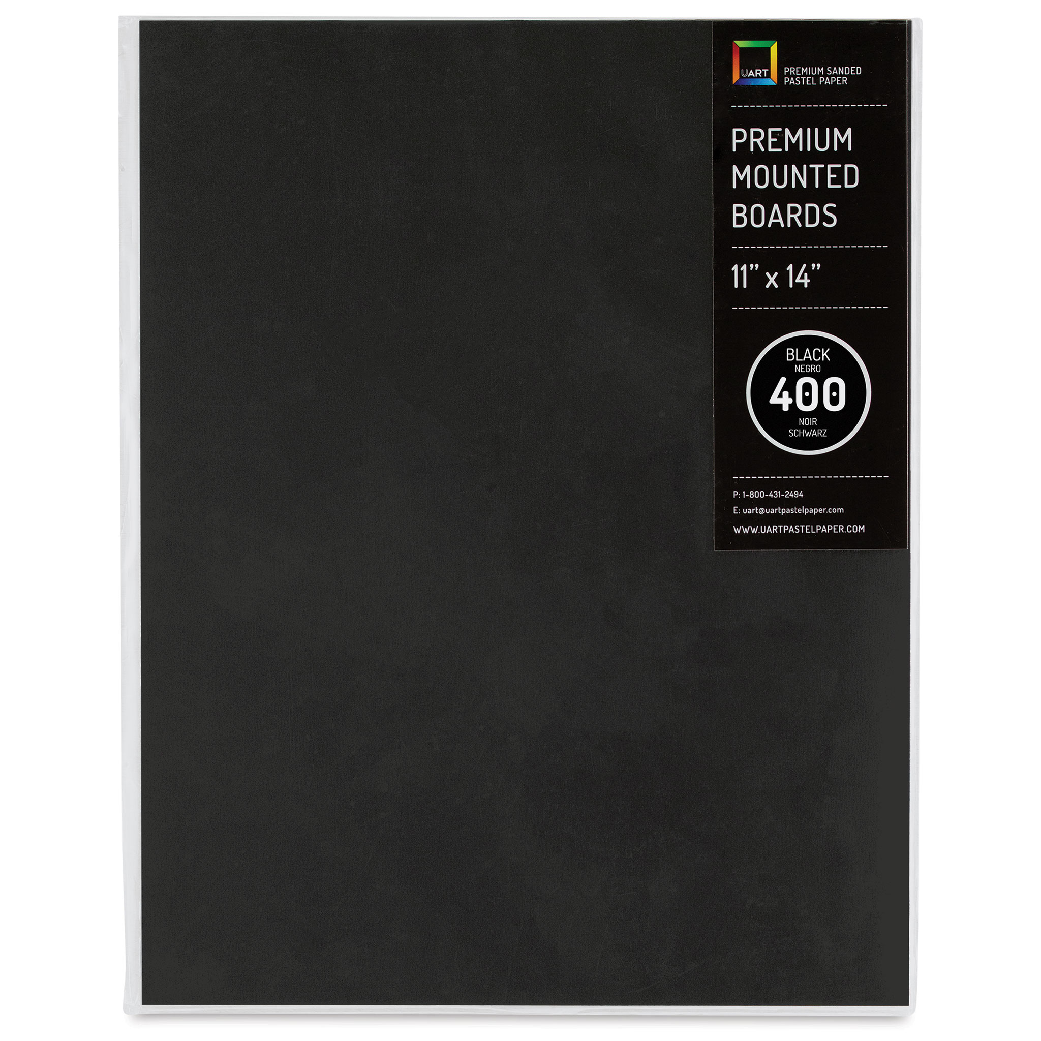 UArt Sanded Pastel Paper - Dark, 21 x 27, 400 Grade, Single
