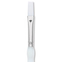 Royal & Langnickel Soft Grip White Taklon Brush - Flat, Short Handle, Size 4