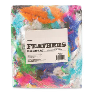 Darice Value Pack Feathers - Brights, 60 g