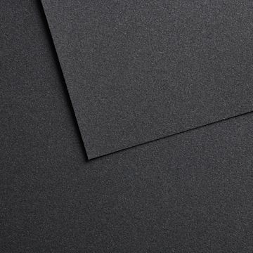 Open in modal - Canson Mi-Teintes Velvet Sheet - 19.5" x 25.5", 608 Charcoal Grey, 430 gsm, Single Sheet