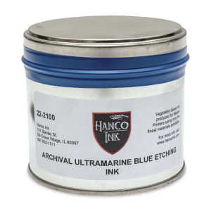 Hanco Oil Based Etching Ink - 1 lb, Ultramarine Blue
