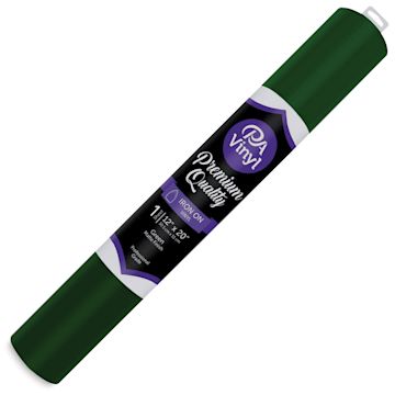 Open in modal - PA Vinyl Iron-On Vinyl - Matte Green, 12" x 20"
