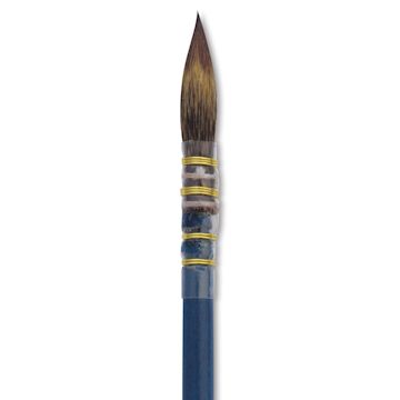 Open in modal - Isabey Isacolor Synthetic Brush - Quill Mop, Short Handle, Size 4/0, close-up