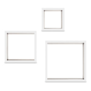 Nielsen Bainbridge Gallery Solutions Decorative Cubes - Set of 3, White
