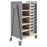 Safco Whiffle Typical 2 Double Storage Cart