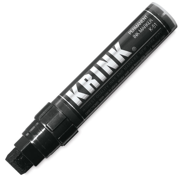 Krink Super Black Permanent Ink Markers Set