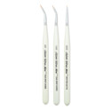 Silver Brush Ultra-Mini Brush Set - Tight Spot Brushes, Set of 3