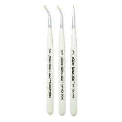 Silver Brush Ultra-Mini Brush Set - Tight Spot Brushes, Set of 3