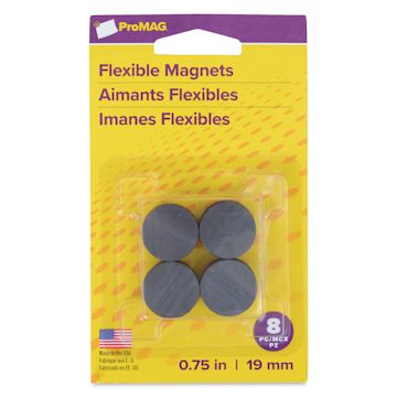 Open in modal - ProMag Magnetic Buttons - 3/4" diameter, Pkg of 8