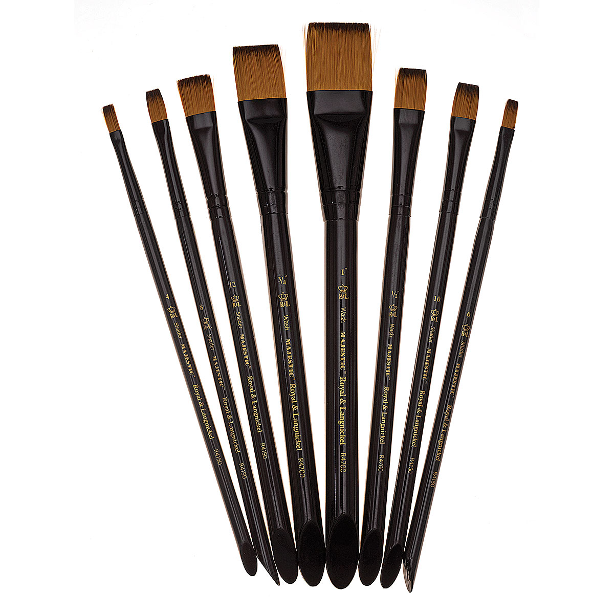 Royal & Langnickel Short Handle Acrylic Paint Brushes