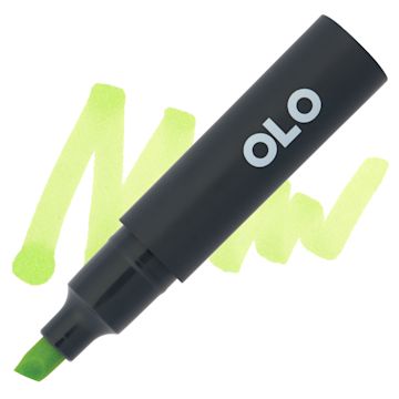 Open in modal - Olo Chisel-Tip Half Marker - YG1.2 Sencha - Marker and Swatch