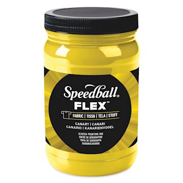 Open in modal - Speedball Flex Screen Printing Fabric Ink - Canary, 32 oz