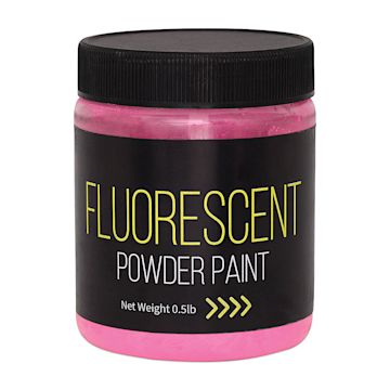 Open in modal - Richeson Powder Tempera Paint - Fluorescent Pink, 1/2 lb jar