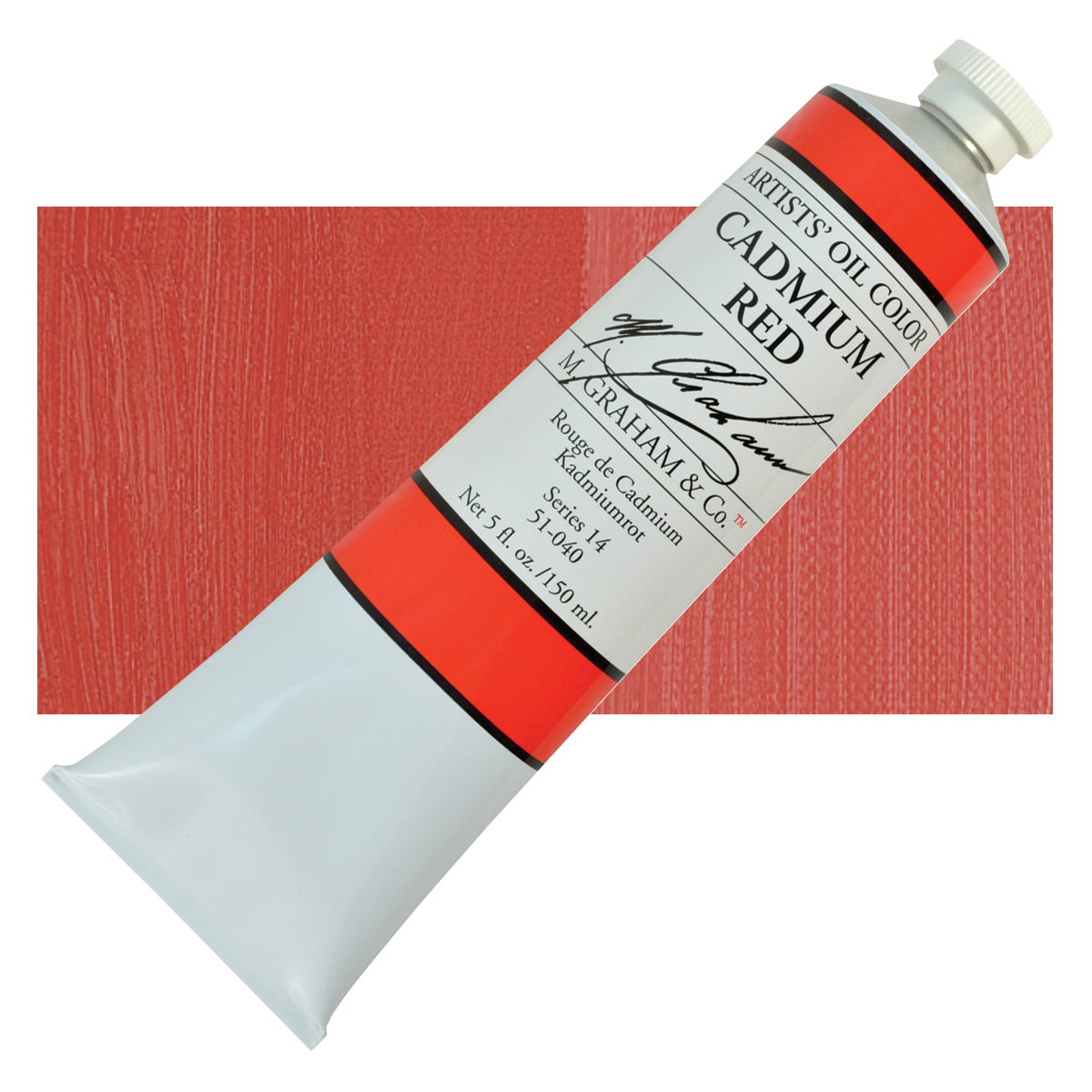 M Graham Artist Oil Paint Titanium White Rapid Dry 5oz Tube